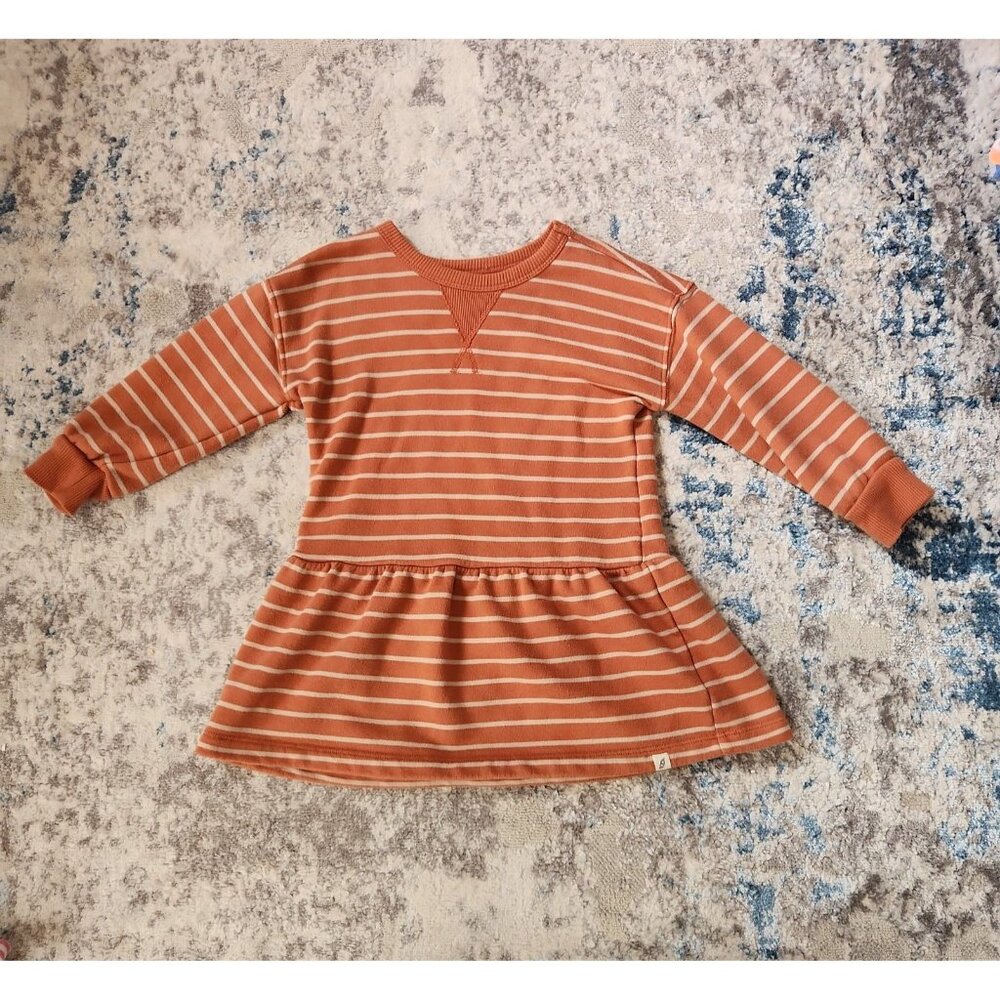 🥳 5/$25 BUNDLE‎ Easy Peasy Toddler size 3T Striped Long Sleeve Sweater Dress